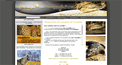 Desktop Screenshot of location-crocodile.fr